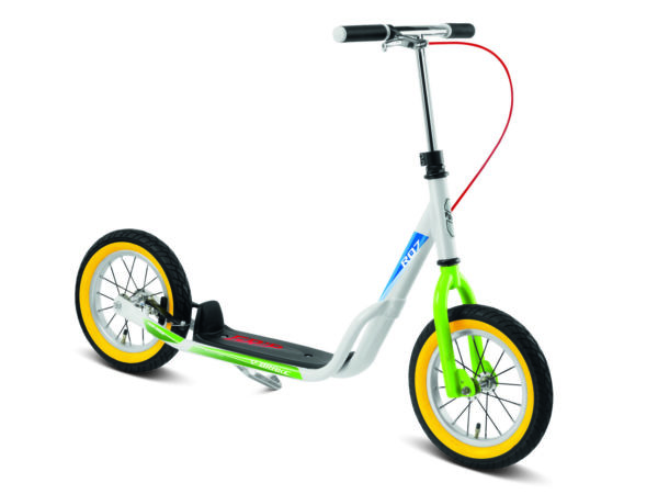 Roller Fahrradparcours Radfahrausbildung Grundschule Pucky Roller White Kiwi